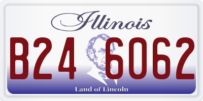 IL license plate B246062