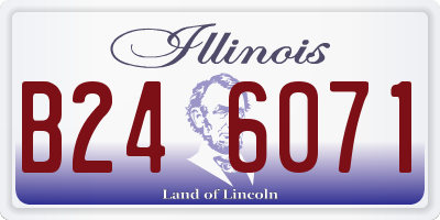 IL license plate B246071