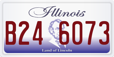 IL license plate B246073