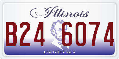 IL license plate B246074