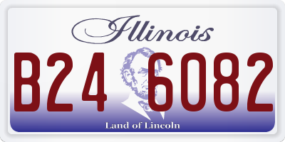 IL license plate B246082
