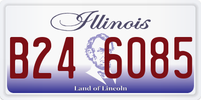 IL license plate B246085