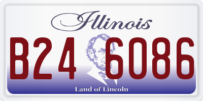 IL license plate B246086