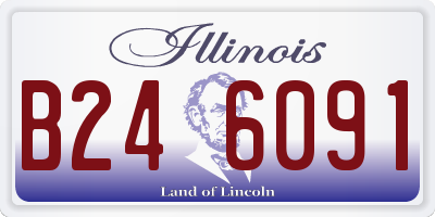 IL license plate B246091