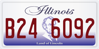 IL license plate B246092