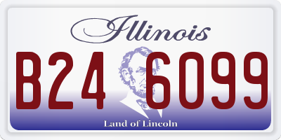 IL license plate B246099