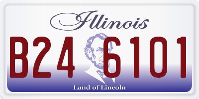 IL license plate B246101