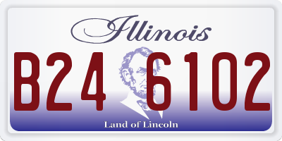 IL license plate B246102