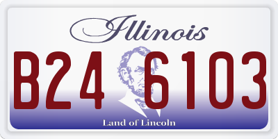 IL license plate B246103