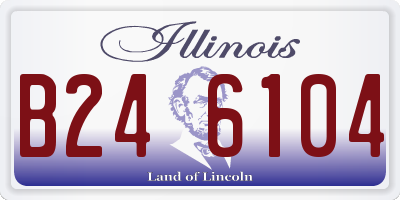 IL license plate B246104