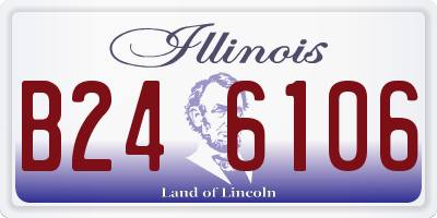 IL license plate B246106