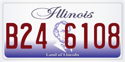 IL license plate B246108