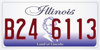 IL license plate B246113