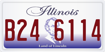 IL license plate B246114