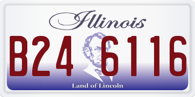IL license plate B246116