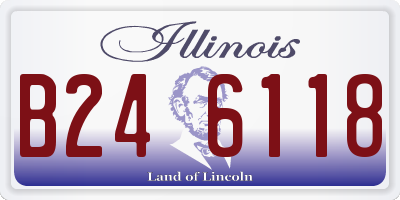 IL license plate B246118