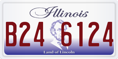 IL license plate B246124