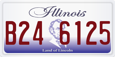 IL license plate B246125