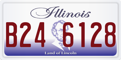 IL license plate B246128