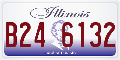 IL license plate B246132