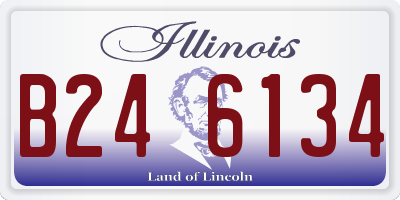 IL license plate B246134