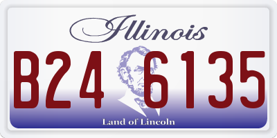 IL license plate B246135