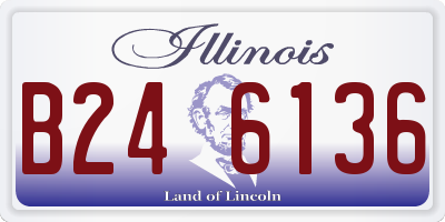 IL license plate B246136