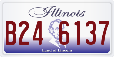 IL license plate B246137