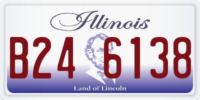 IL license plate B246138
