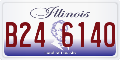 IL license plate B246140