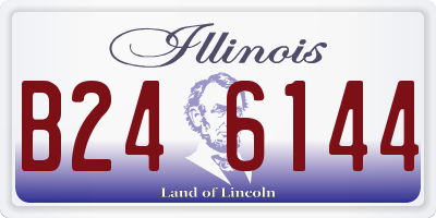 IL license plate B246144