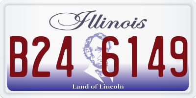 IL license plate B246149
