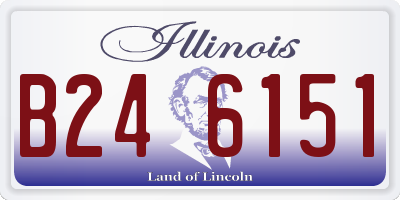 IL license plate B246151