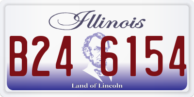 IL license plate B246154
