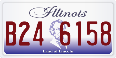 IL license plate B246158