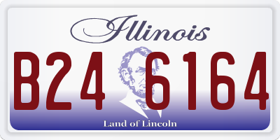IL license plate B246164