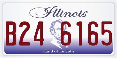 IL license plate B246165
