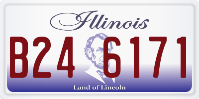IL license plate B246171