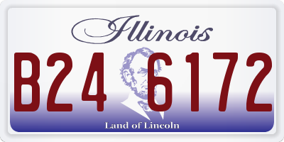 IL license plate B246172