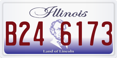 IL license plate B246173