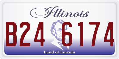IL license plate B246174