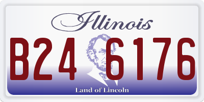 IL license plate B246176