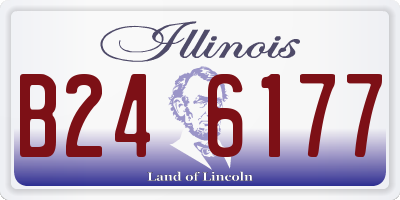 IL license plate B246177
