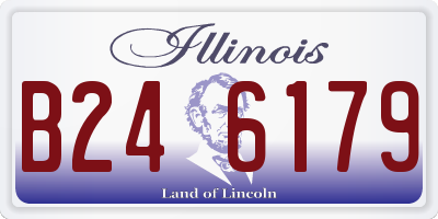 IL license plate B246179