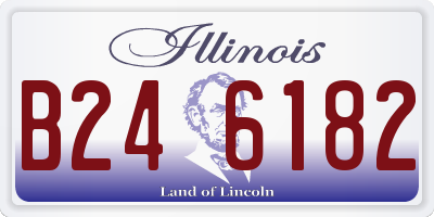 IL license plate B246182
