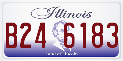 IL license plate B246183