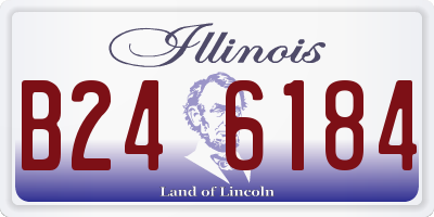 IL license plate B246184