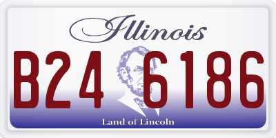 IL license plate B246186