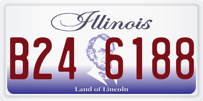 IL license plate B246188