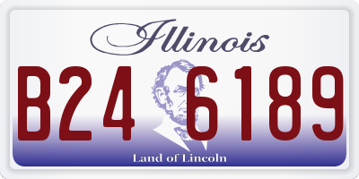 IL license plate B246189